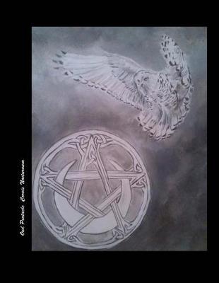 Book cover for Owl Pentacle notebook