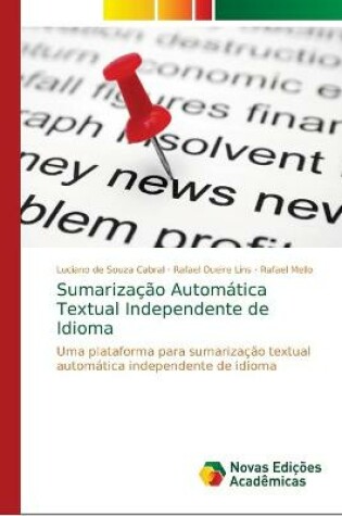 Cover of Sumarização Automática Textual Independente de Idioma