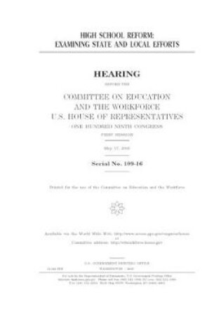 Cover of High school reform