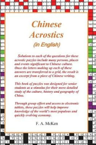 Cover of Chinese Acrostics (in English)