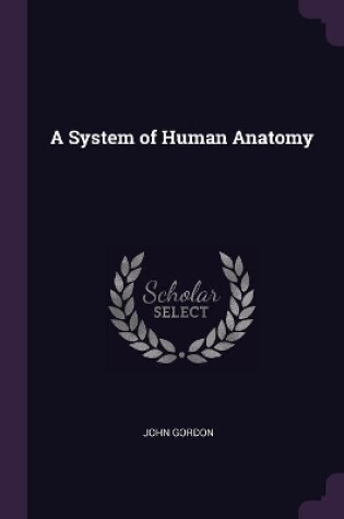 Cover of A System of Human Anatomy