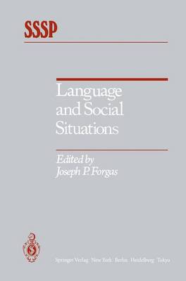 Book cover for Language and Social Situations