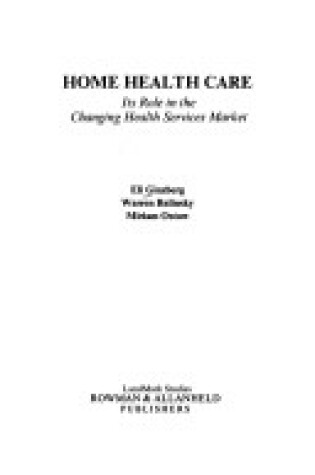 Cover of Home Health Care