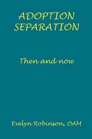 Cover of Adoption Separation