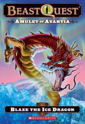 Book cover for Amulet of Avantia: Blaze the Ice Dragon