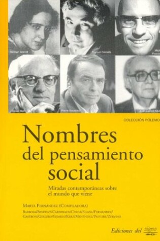 Cover of Nombres del Pensamiento Social