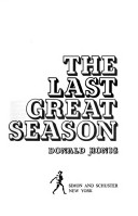 Book cover for The Last Great Season