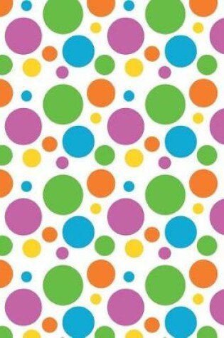 Cover of Bright Polka Dots Journal, Graph Paper