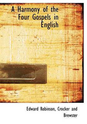Book cover for A Harmony of the Four Gospels in English