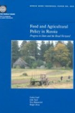 Cover of Food and Agricultural Policy in Russia