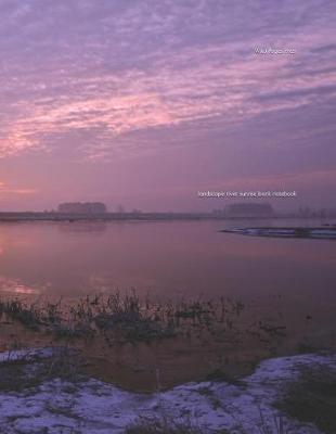 Book cover for Landscape River Sunrise Bank Notebook