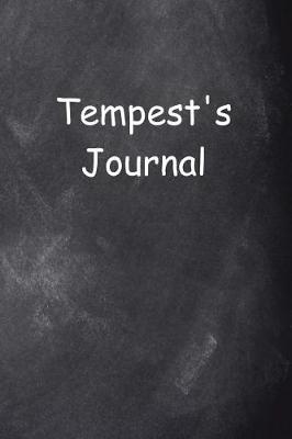 Book cover for Tempest Personalized Name Journal Custom Name Gift Idea Tempest