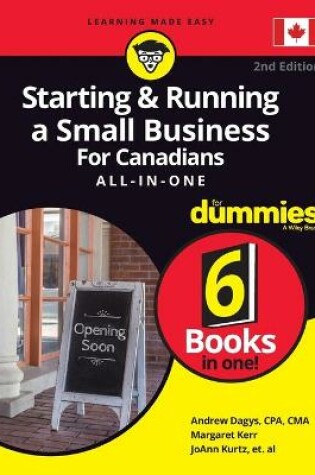 Cover of Starting & Running a Small Business For Canadians All-in-One For Dummies