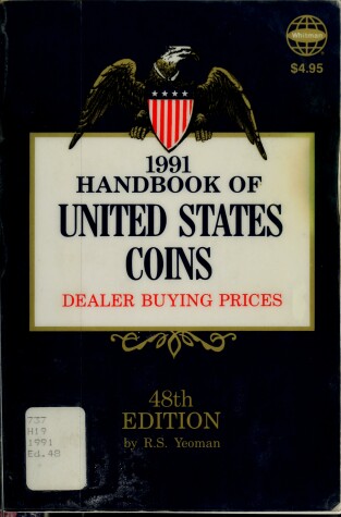 Book cover for 1991 Handbook of United States Coins