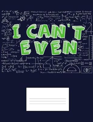 Book cover for I Can't Even