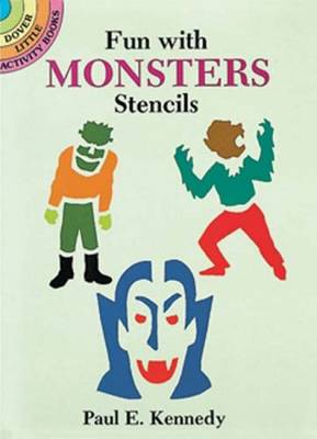 Book cover for Fun with Monsters Stencils