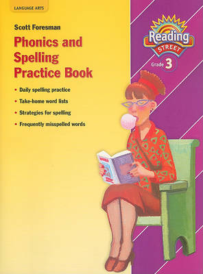 Cover of Phonics and Spelling Practice Book, Grade 3