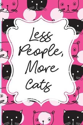 Book cover for Less People, More Cats