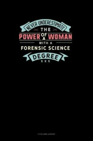 Cover of Never Underestimate The Power Of A Woman With A Forensic Science Degree