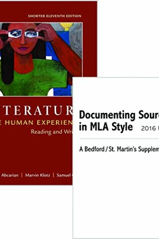 Cover of Literature: The Human Experience, Shorter Edition 11E & Documenting Sources in MLA Style: 2016 Update