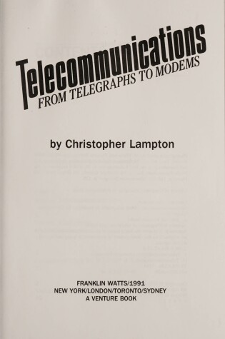 Cover of Telecommunications