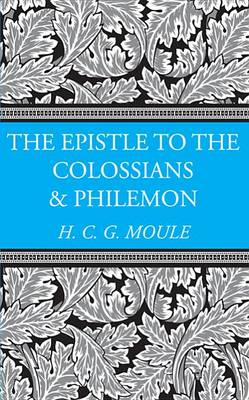 Book cover for The Epistles to the Colossians and Philemon