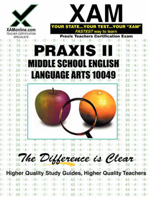 Book cover for Praxis II Middle School English Language Arts 10049