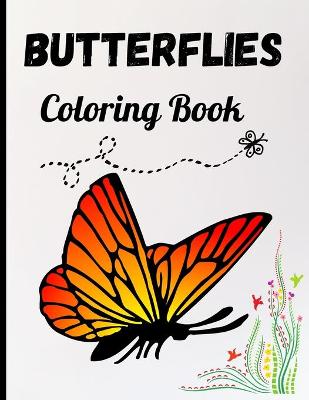 Book cover for Butterflies Coloring Book