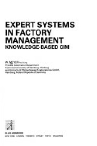 Cover of Expert Systems in Factory Management