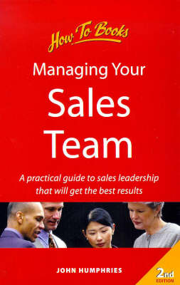 Book cover for Managing Your Sales Team