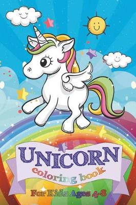 Book cover for Unicorn Coloring Book