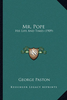 Book cover for Mr. Pope Mr. Pope