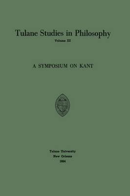 Cover of A Symposium on Kant