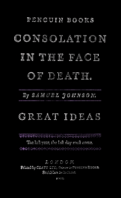 Book cover for Consolation in the Face of Death