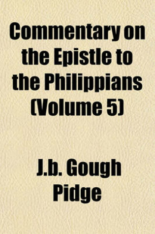 Cover of Commentary on the Epistle to the Philippians (Volume 5)