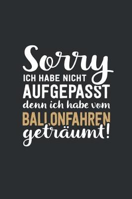 Book cover for Ich habe vom Ballonfahren getraumt