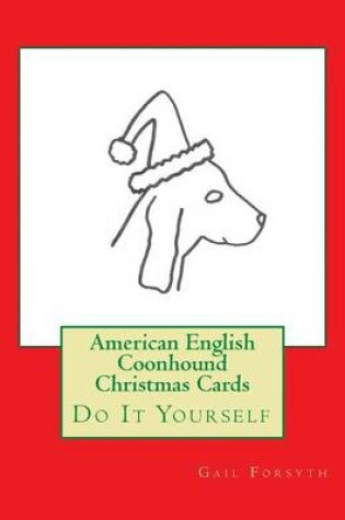 Cover of American English Coonhound Christmas Cards