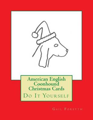 Book cover for American English Coonhound Christmas Cards