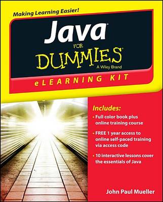 Book cover for Java Elearning Kit for Dummies