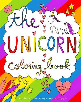 Book cover for The Unicorn Coloring Book