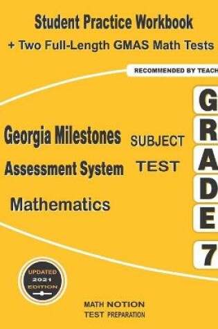 Cover of Georgia Milestones Assessment System Subject Test Mathematics Grade 7