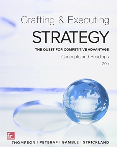 Book cover for Crafting & Executing Strategy C&r with Bsg/Glo-Bus AC