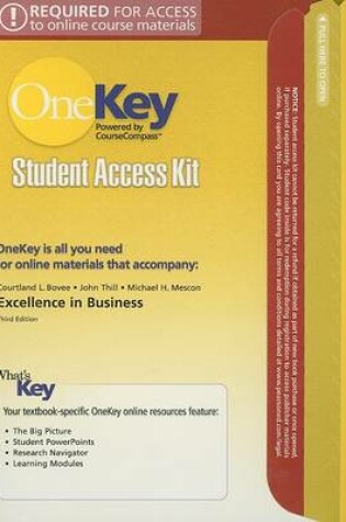 Cover of OneKey CourseCompass Student Access Kit