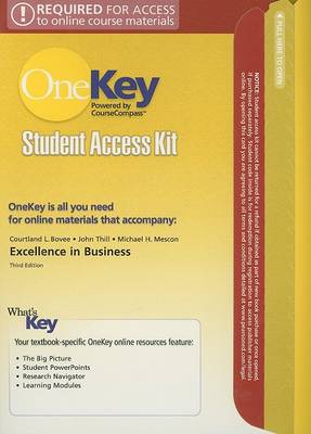 Book cover for OneKey CourseCompass Student Access Kit