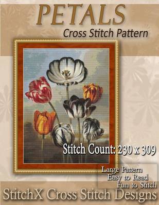 Book cover for Petals Cross Stitch Pattern