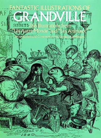 Book cover for Fantastic Illustrations of Grandville