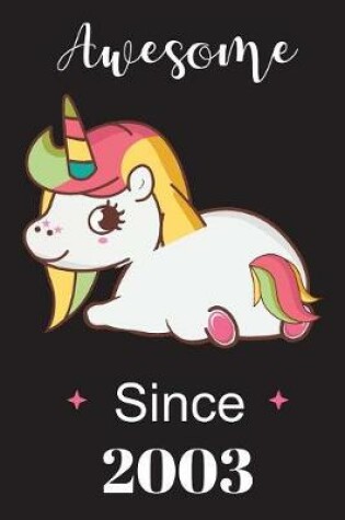 Cover of Baby Unicorn Awesome Since 2003