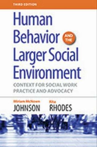 Cover of Human Behavior and the Larger Social Environment