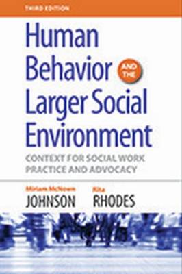 Book cover for Human Behavior and the Larger Social Environment