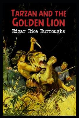 Book cover for Tarzan and the Golden Lion (Tarzan #21) Annotated